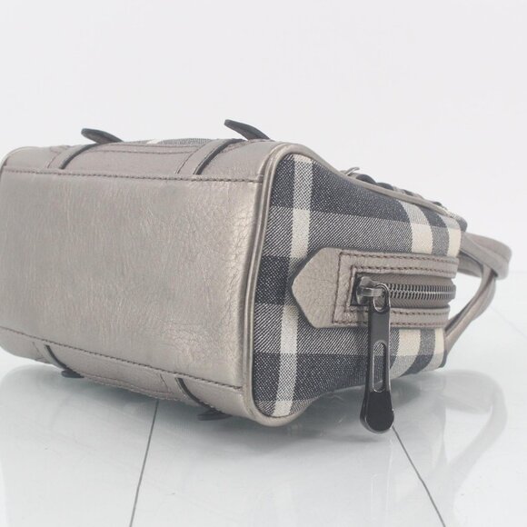 Burberry Shimmer Check Sophie Bowler Bag - Picture 8 of 13